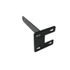Custom Sheet Metal Fabrication, Carbon Steel Laser Cutting CNC Bending Service, Black Powder Coating Steel Outdoor Wall Bracket