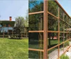Raw material Corten steel window&door design