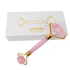 Wholesale Rose Quartz Anti Aging Small Amethyst Rose Quartz Face Lifting Germanium Body Massage Jade Roller