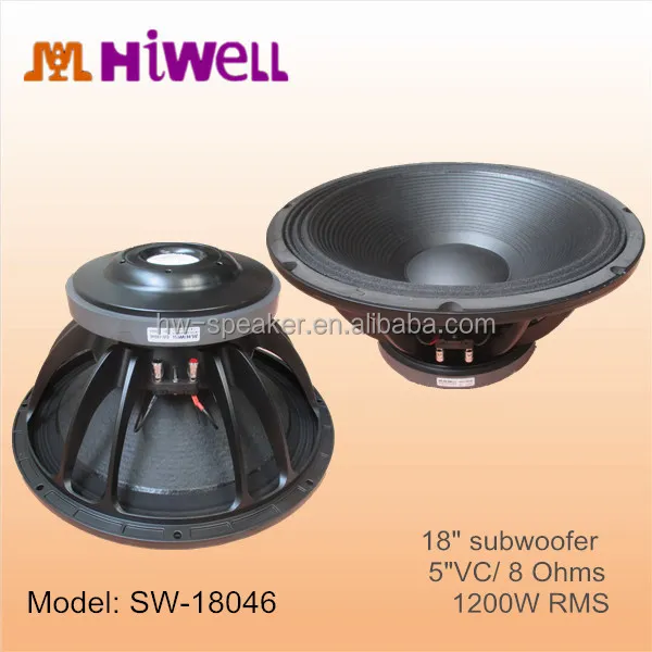 speaker 18 inch 1200 watt