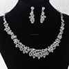 Classic strass jewelry set crystal necklace set bridal wedding jewelry set