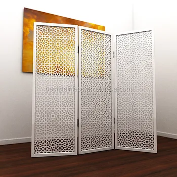 New Design Decorative Metal Folding Screen Room Divider Wall New Design Decorative Metal Folding Screen Room Divider