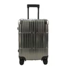 Aluminum Checked Combination Lock Polo Trolley Luggage