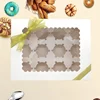 Fancy cupcake box 12 plastic container for cake food package