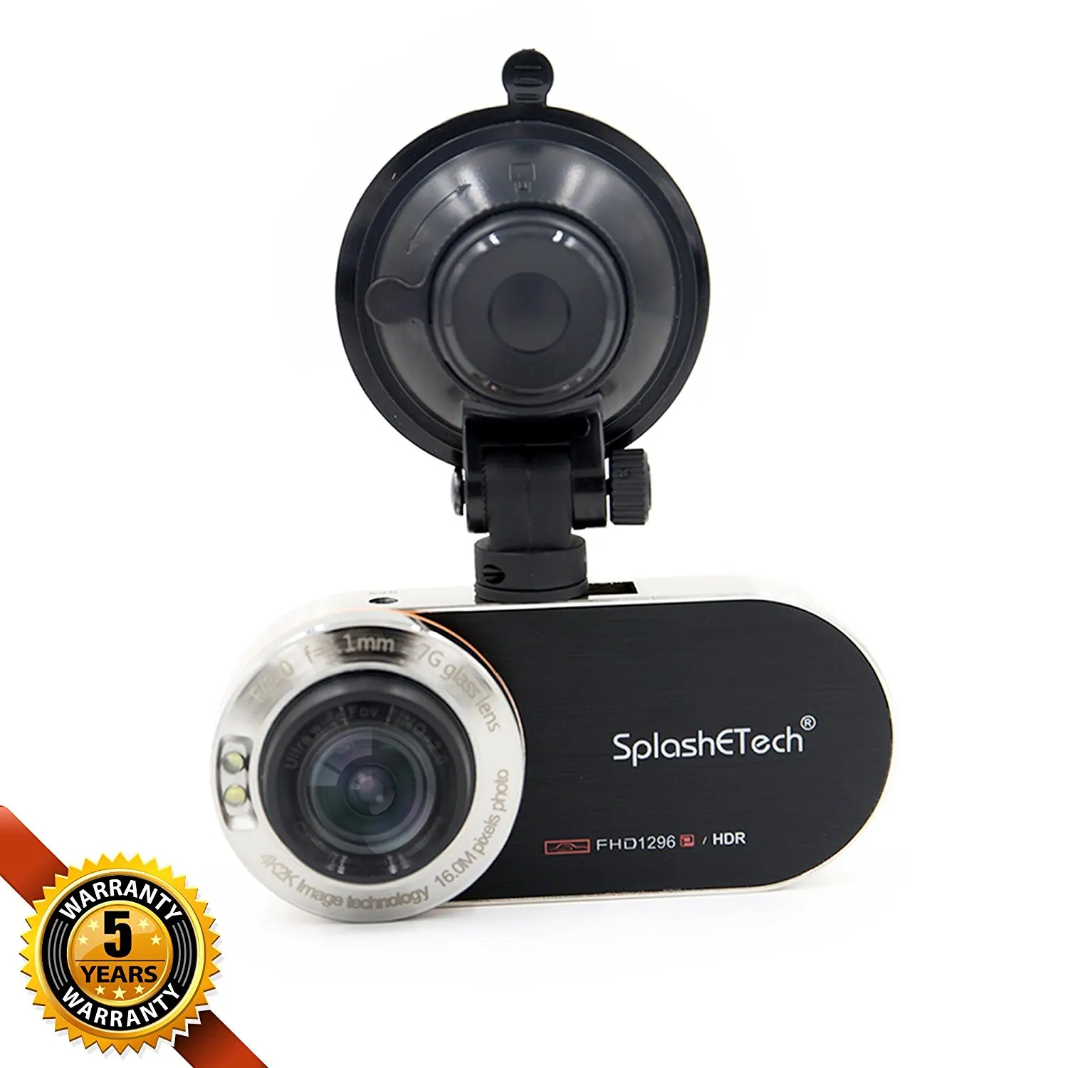 SplashETech FX625 Car Recorder,Metal Housing Mini Dash Cam,Full HD 1080P Car Dvr, 2.7" Screen,170° Wide Angle,HDR, Dashboard Camera,Car Video with Superior Night Vision