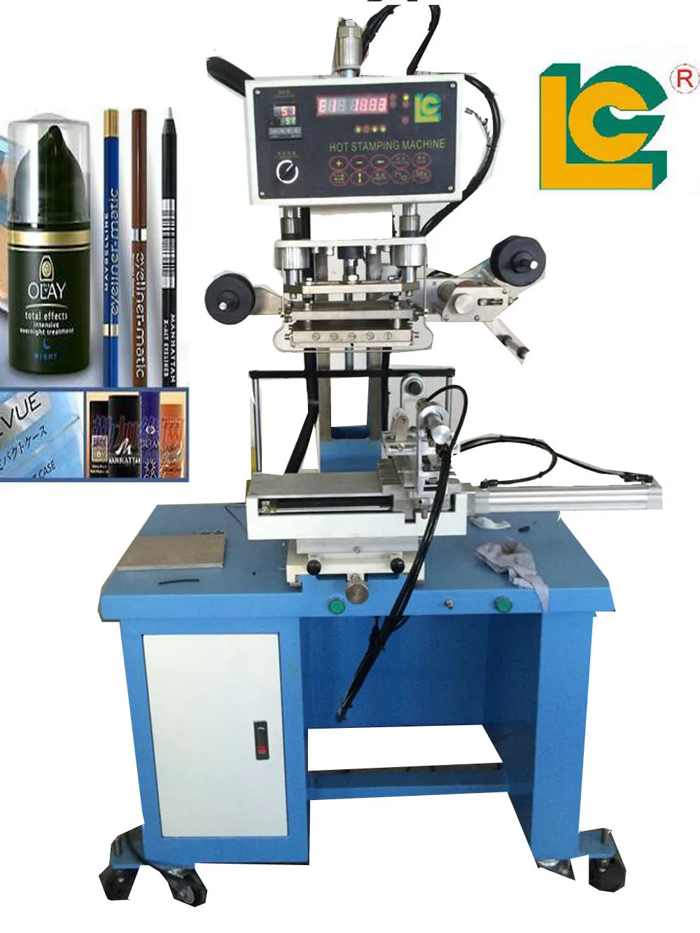 Plane & Round Surface Hot Foil Stamping Machine For Pen Pencil And