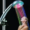48 pcs Hand Held Shower Head LED Shower Heads Bathroom Accessories Led multiple Colour Changing Shower Head for Sale LD8008-A8