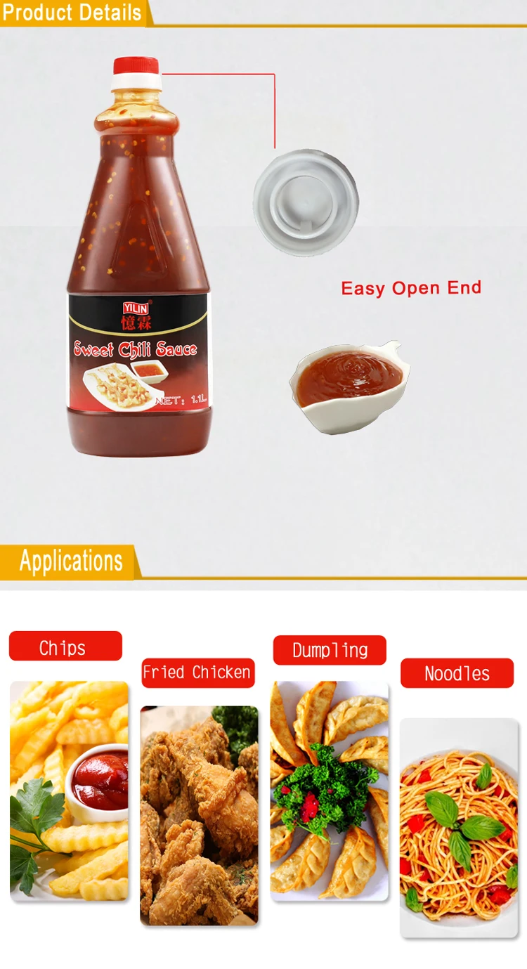 new packing of sweet chili sauce hot sauce use for fried food