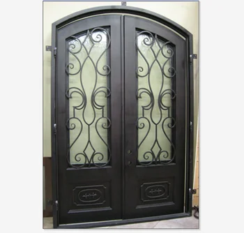 Arch Top Safety Steel Entry Door For Home Iron Design Doors Product On Alibaba