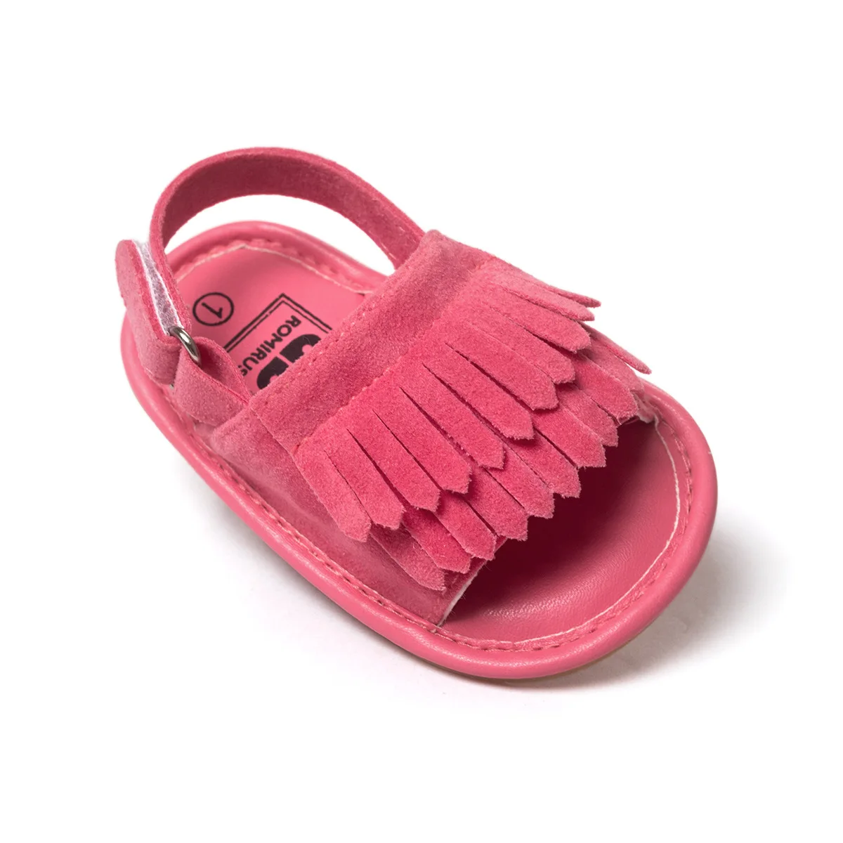 Lovely Summer Toddler Girl Baby Beach Sandals Leather Moccasin Prewalker Shoes 