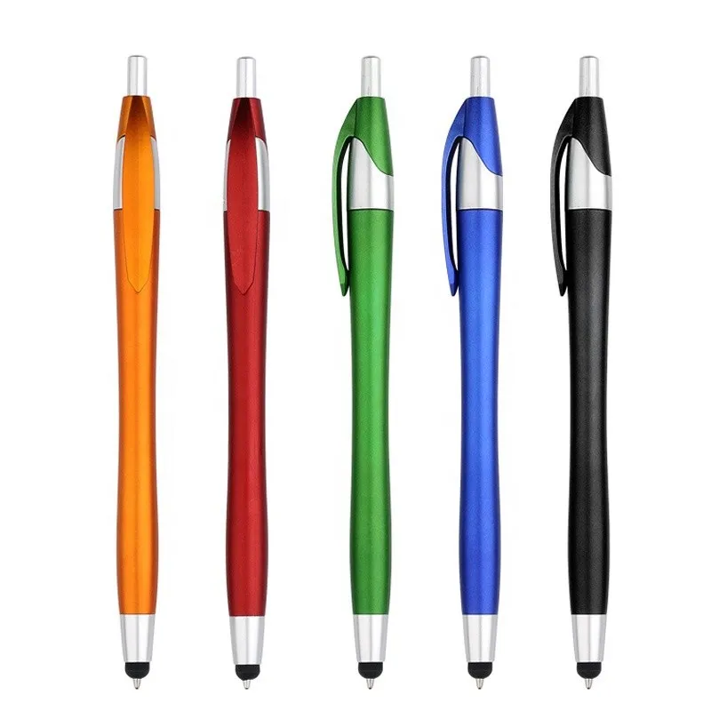 Promotional Ink Pen Custom Logo Ball Pen Metal Touch Screen Ballpoint ...