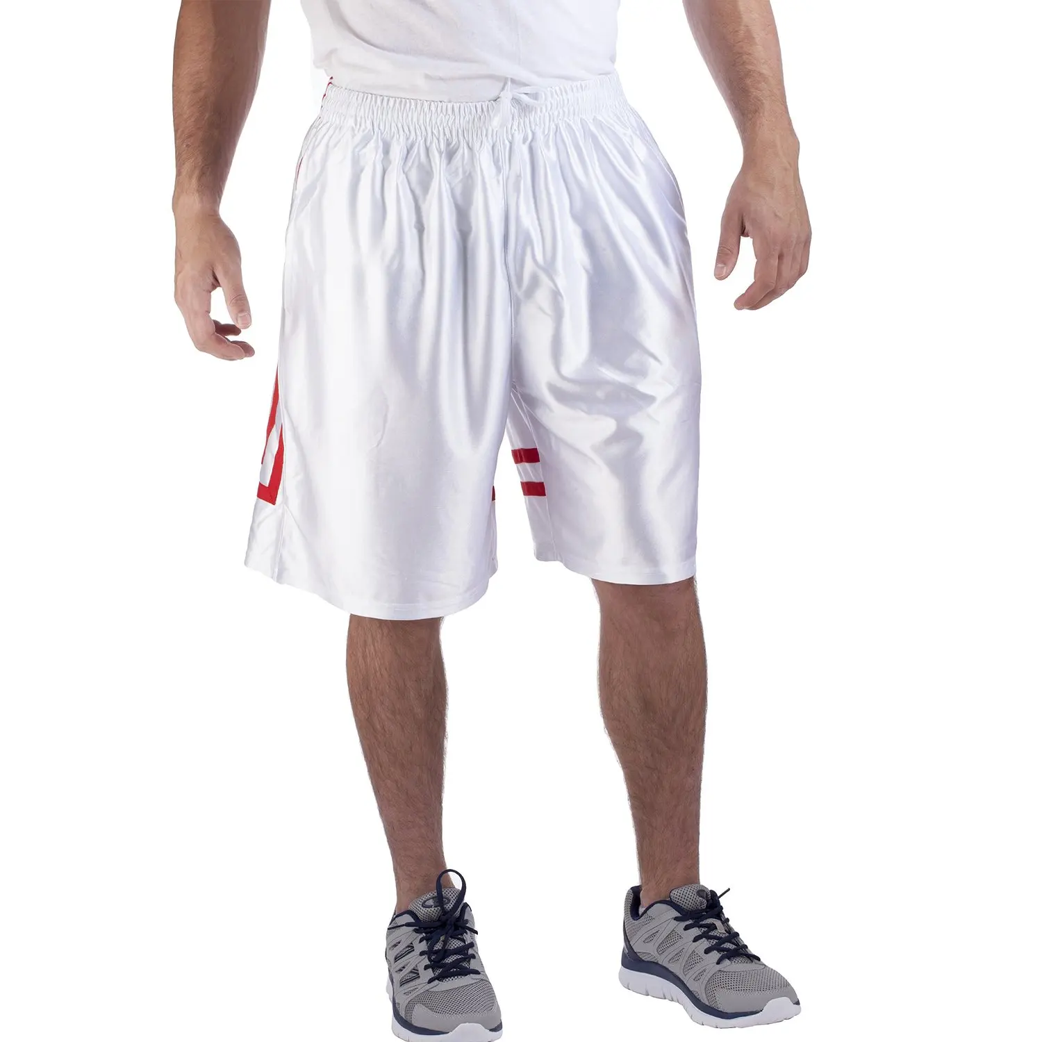 Buy OLLIN1 Mens Active Basketball Short Pants with Elastic Waistband in ...