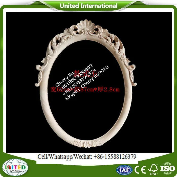 unfinished wooden mirror frames