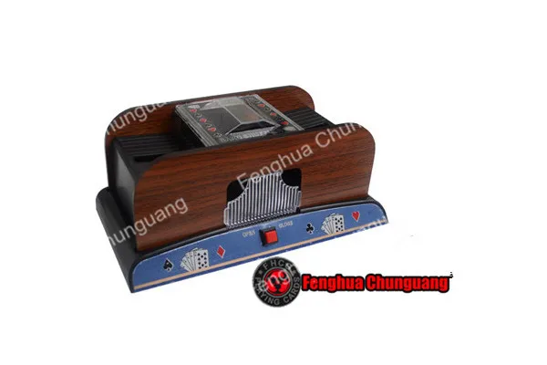 Two Deck S Of Auto Card Shuffler - Buy Wooden Card Shuffler,2 Decks