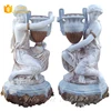 Beautiful Lady Statue With The Pot, Stone Lady Figure Statue Armed The Pot YL-R080