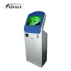 Hot!!19 inch free stand touch screen LCD payment terminal kiosk with card reader and strip printer