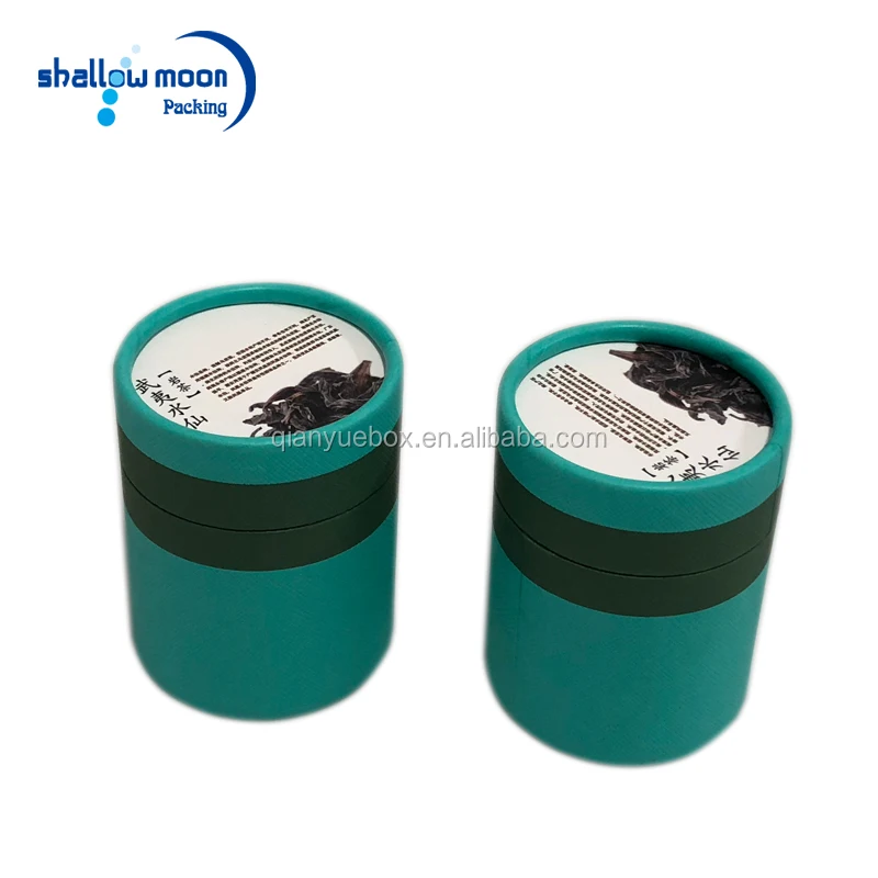 Round Kraft Postal Mailing Packaging Paper Tube With Plastic Caps