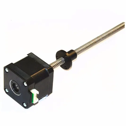 New Nema17 Threaded Rod Stepper Motor,210mm Tr8*8 Acme Leadscrew 3d