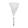 High quality nylon Fishing Landing Net Telescopic Aluminum Handle Tackle Diddle-net Landing fishing Net Block