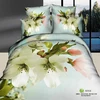 Woven cotton fabric flowers open tree of life bedspread