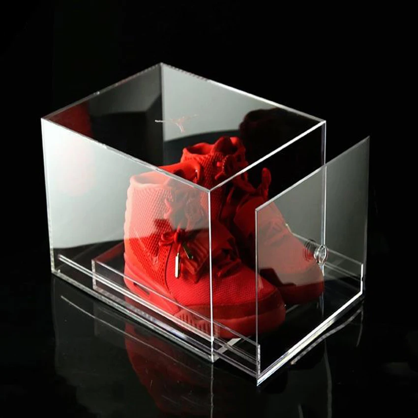 Wholesale Cheap Acrylic Clear Plexiglass Shoe Box Buy Plexiglass Shoe