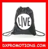 Quality custom polyester drawstring backpack/polyester drawstring bag