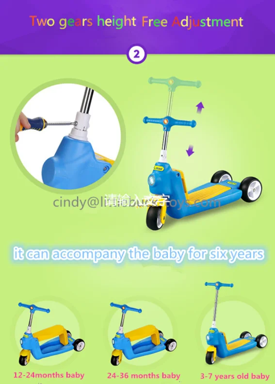 Wholesale Kid Scooter 3 Wheel Smart Optional Color Child Scooter Prices