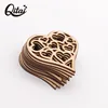 wholesale Modern DIY Laser Cut Decorative Heart Unfinished Wooden Shapes Craft Embellishments Wood Craft Home Decor