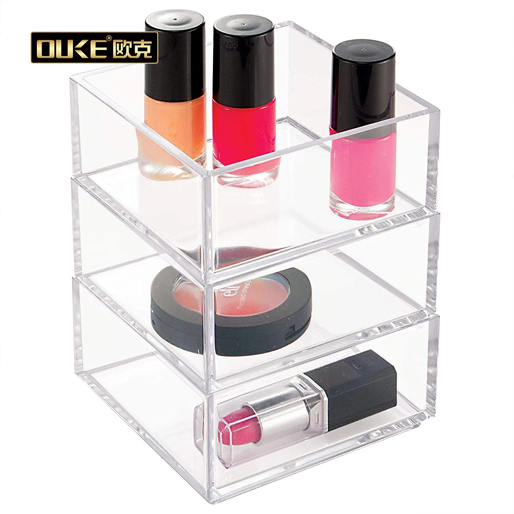 Clear Acrylic Stationery Cosmetic Organizer Storage Box Buy Acrylic