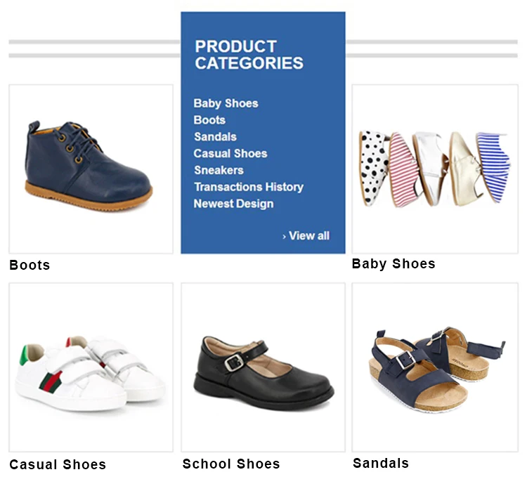 Factory Bulk School Uniform Shoes Wholesale Kids Black School Leather