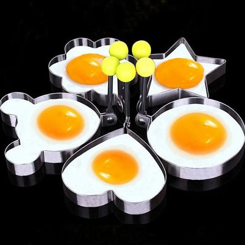Stainless Steel Egg Ring Pancake Mold Kitchen Cooking Tool Egg Baking