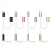 2 in1 Type C Aux 3.5MM cable USB 3.0 support music call charging Aluminum USB cable adapter audio splitter for android mobile