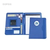 Simple no calculator corners PU multi-function four-corner metal folder Foreign trade export factory processing custom