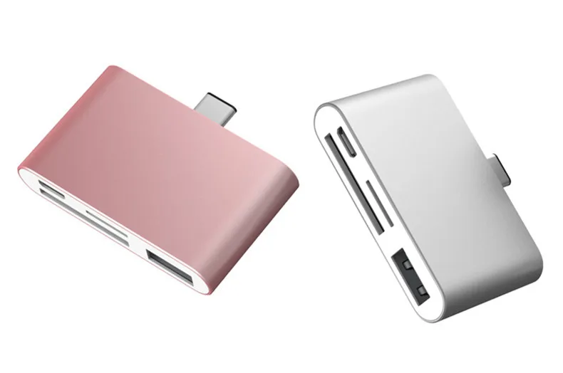 4 in 1 Type C USB 3.1 Card Reader for Apple Macbook for Samsung for Google ChromeBook - ANKUX.COM