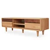 Vintage Two Color Tv Stand Oem And Odm Lcd Tv Bench Living Room Furniture