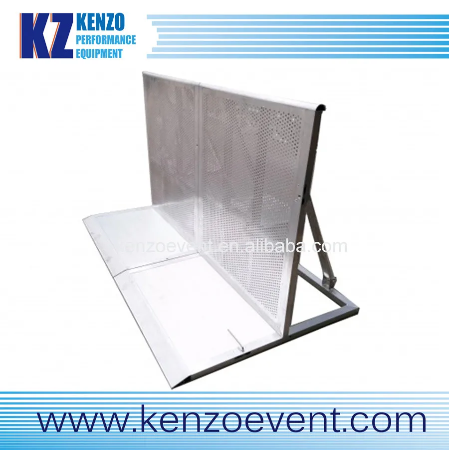 Aluminum safety folding barrier mojo barrier