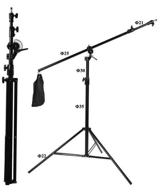 2 IN 1 Light stand Tripod Photographic stand multi-functions light stand