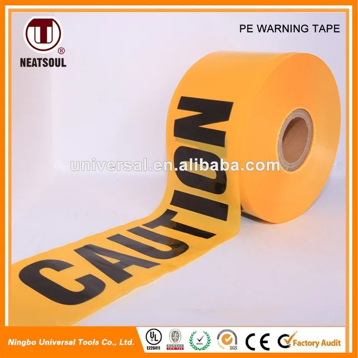 Custom Printed Non Adhesive Pe Warning Tape Buy Non Adhesive Pe