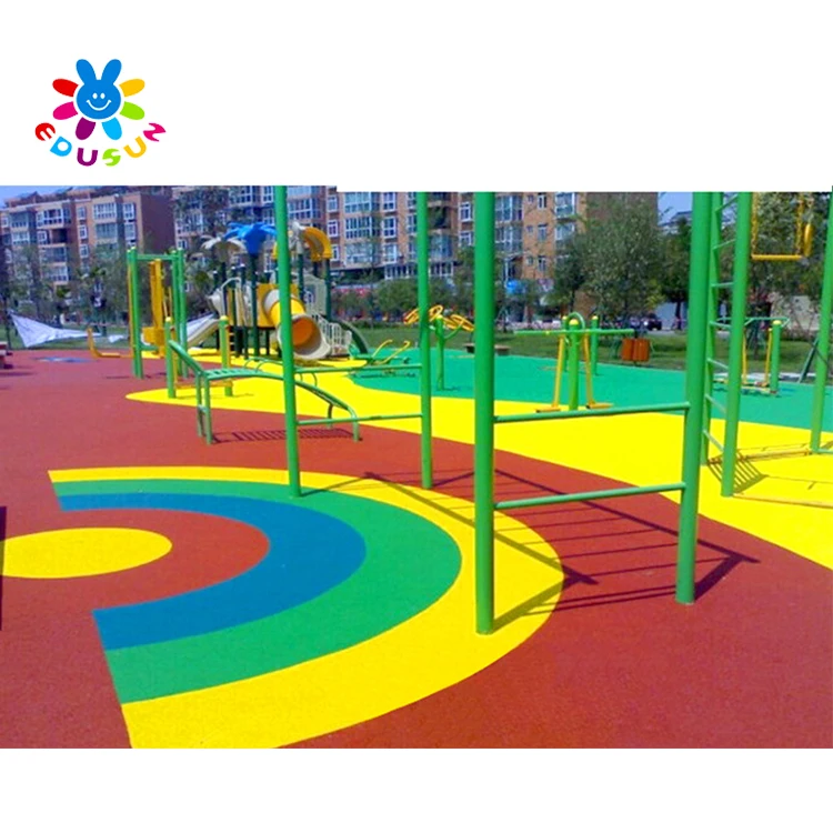 Gym Rubber Flooring Kindergarten Outdoor Playground Mats Epdm