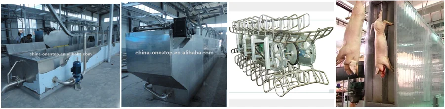 High quality pig slaughter house slaughtering machine with rendering factory