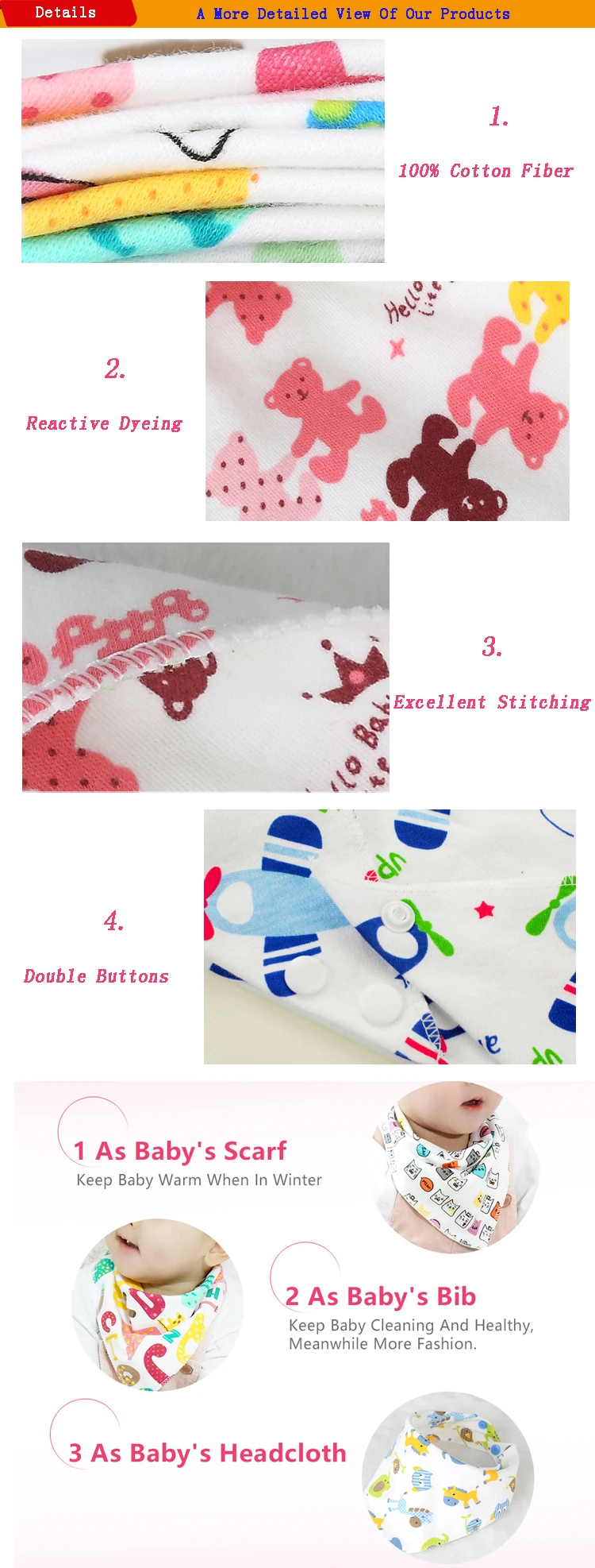 dribble ons bandana bibs