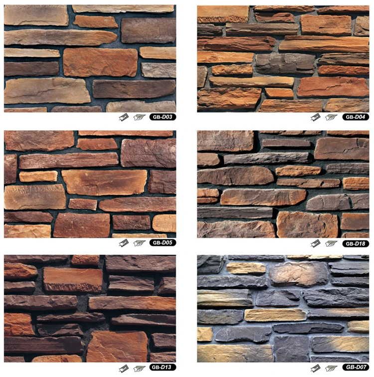 GB-D04 artificial cultural stone wall panels