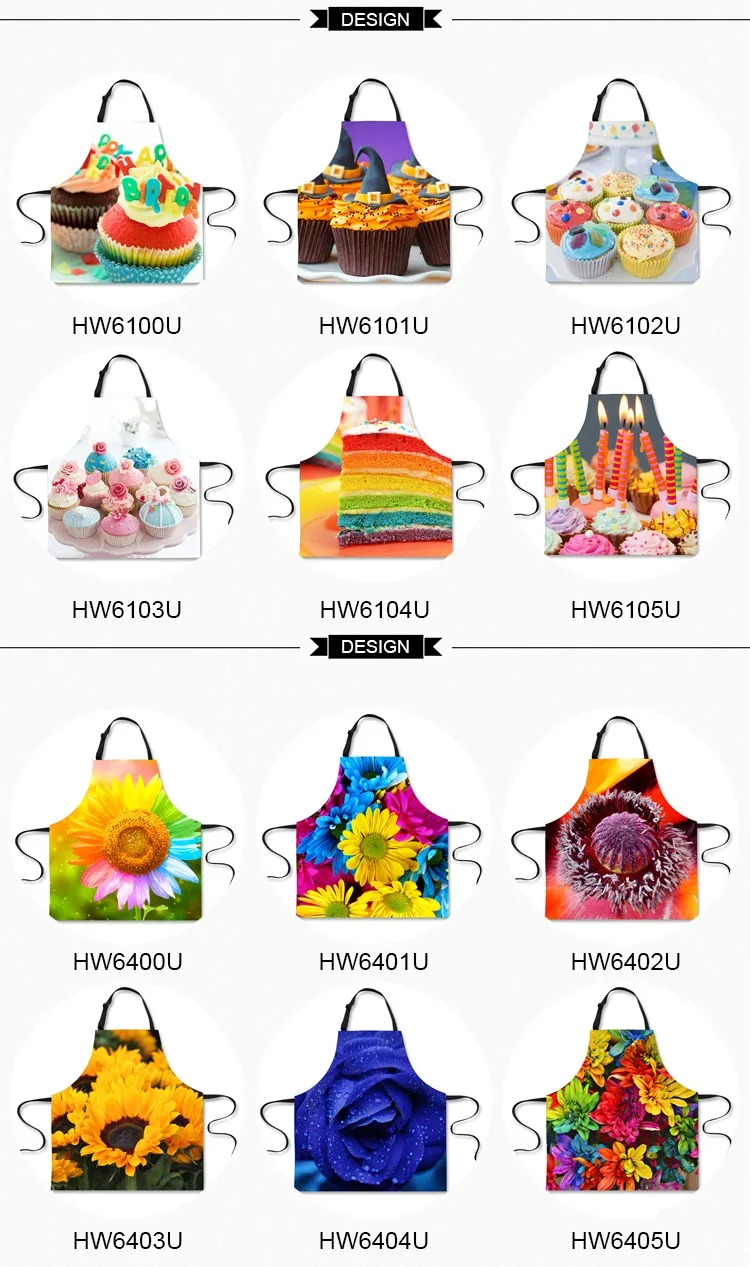 Factory Price comfortable sublimation adult adult aprons for painting