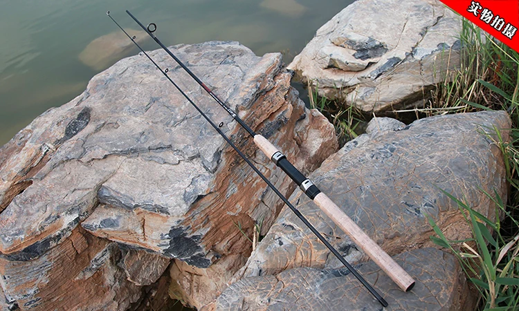 Rod With Handle Cork Fishing Rod Handles - Durable Carbon Fiber Spinning Rods