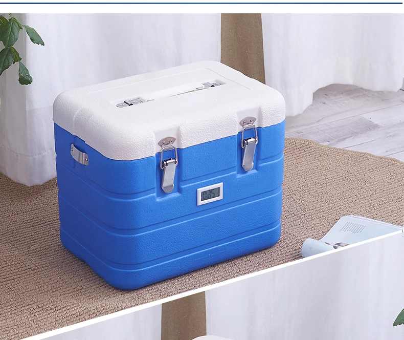 6l Pu Foam Drugs Cold Storage Ice Container Blood Vaccine Portable 