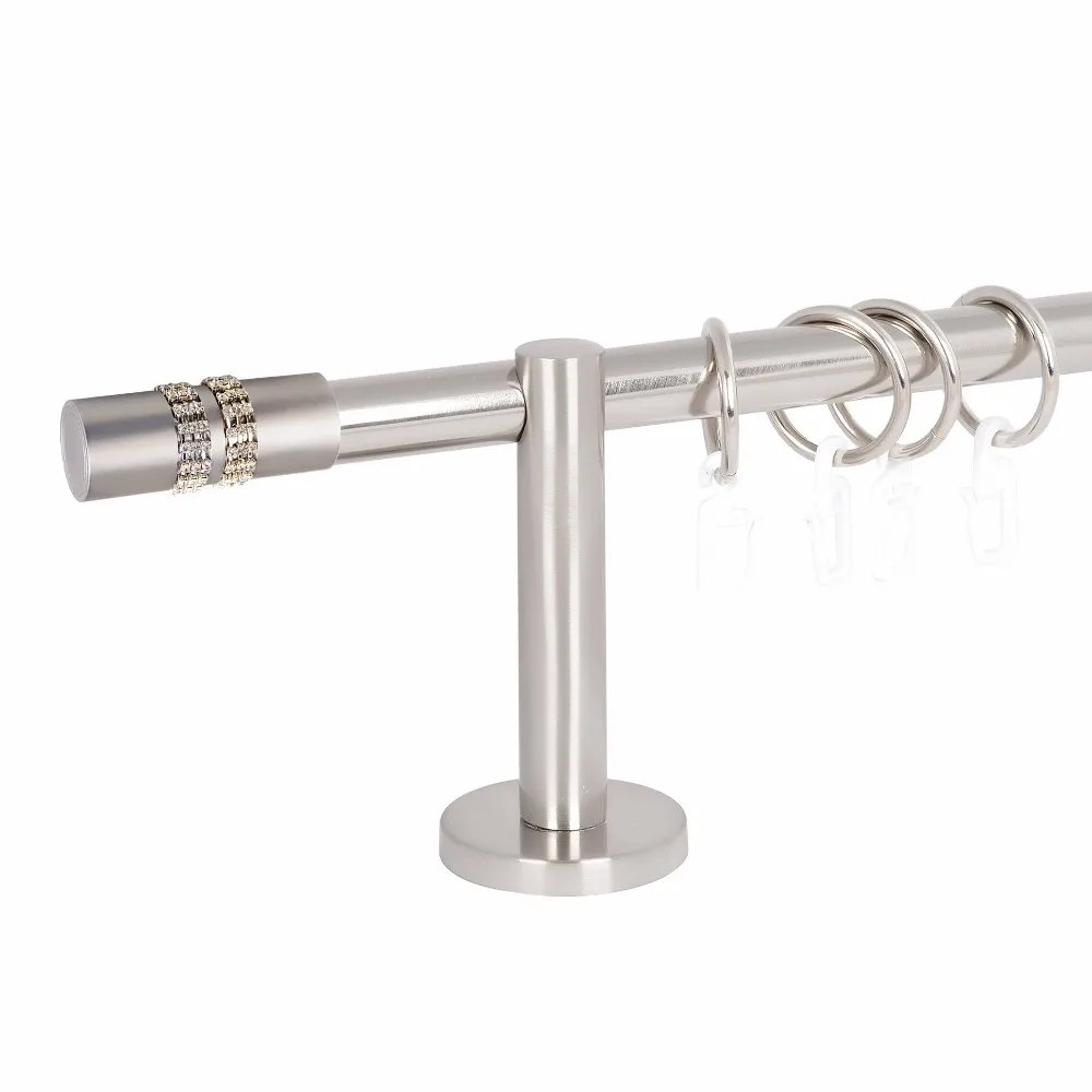 D0213 Popular Curtain Rod Finial/ceiling Mount Metal Hinged Rod Buy