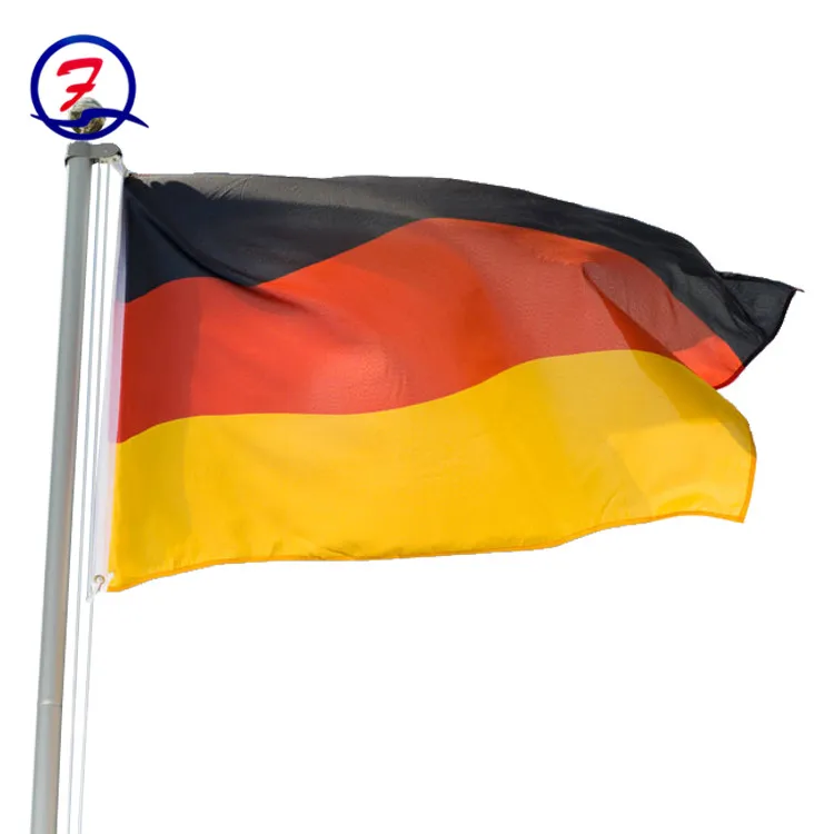 3x5ft Durable Silk Screen Printing Custom All Countries Flying German Flag factory