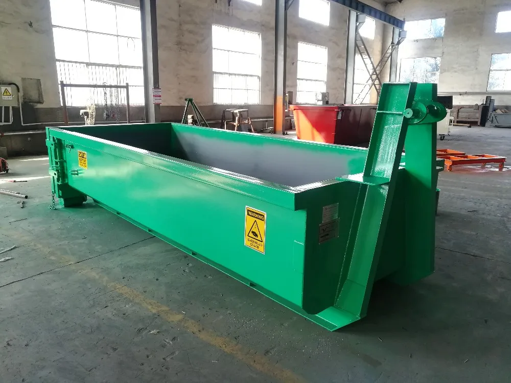 Steel Hook Lift Bin,Construction Waste Collection Hook Lift Bin,Dump
