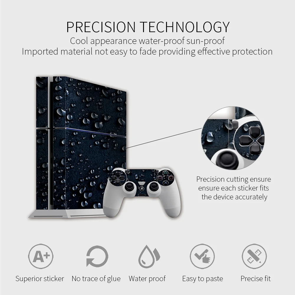Factory Competitive Price Video Game Skin Cover Decal Sticker for PS4 Playstation 4 Controller