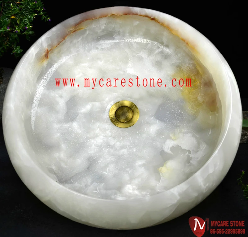 Encimera Para Lavabo,Piedra Natural,Ónix Blanco,Ónix Bajo - Buy Lowes